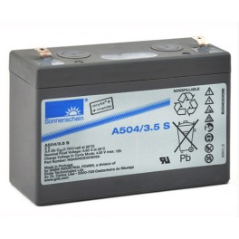 Batería plomo sellada gel A504/3.5S 4V 3.5Ah Batería plomo sellada gel A504/3.5S 4V 3.5Ah