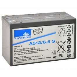 Batería plomo sellada gel A512/6.5S 12V 6.5Ah Batería plomo sellada gel A512/6.5S 12V 6.5Ah